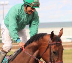 Jose Rocha on post parade