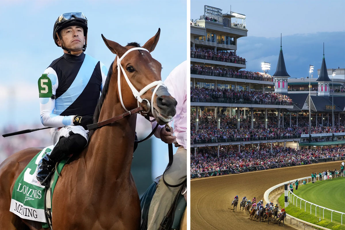 Meaning/Hernandez post parade | first turn at Churchill Downs