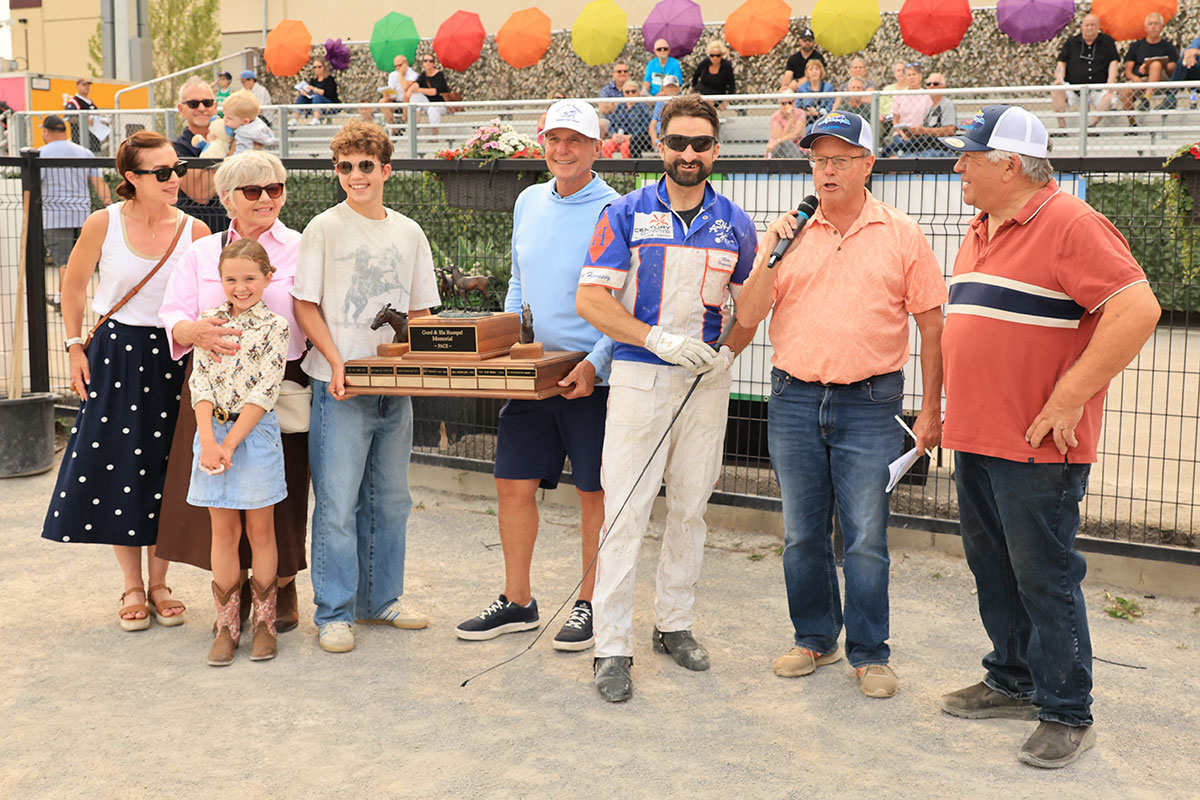 Terrible Custard connections in the winner's circle of the Rumpel