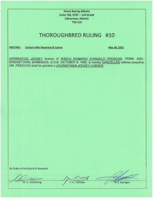 Ruling T010-2022