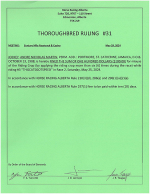 Ruling T031-2024