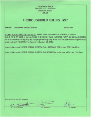 Ruling T097-2024