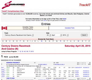 Opening Day Program - Century Downs