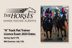 "A" Track Flat Trainers' Licence Exam Dates 2024