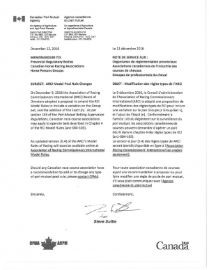 ARCI Model Pool Rule Changes