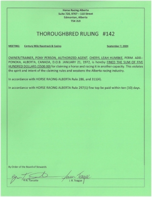 Ruling T142-2024