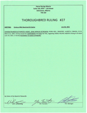 Ruling T027-2021