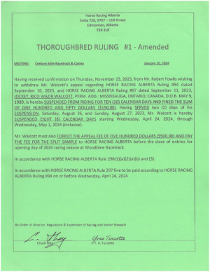 Ruling T001-2024 (Amended)