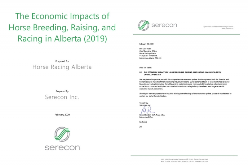 The Economic Impacts of Horse Breeding, Raising and Racing in Alberta (2019)